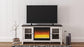 Mueble para TV Dorrinson de 60" con chimenea eléctrica