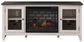 Mueble para TV Dorrinson de 60" con chimenea eléctrica