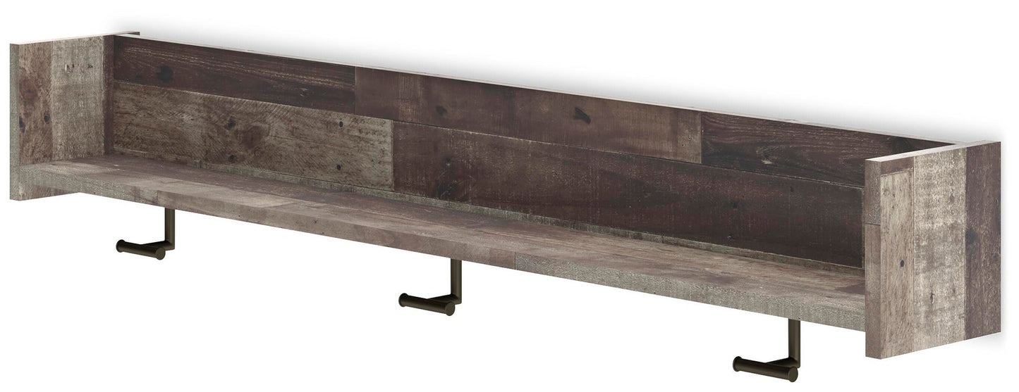 Perchero de pared con estante Neilsville