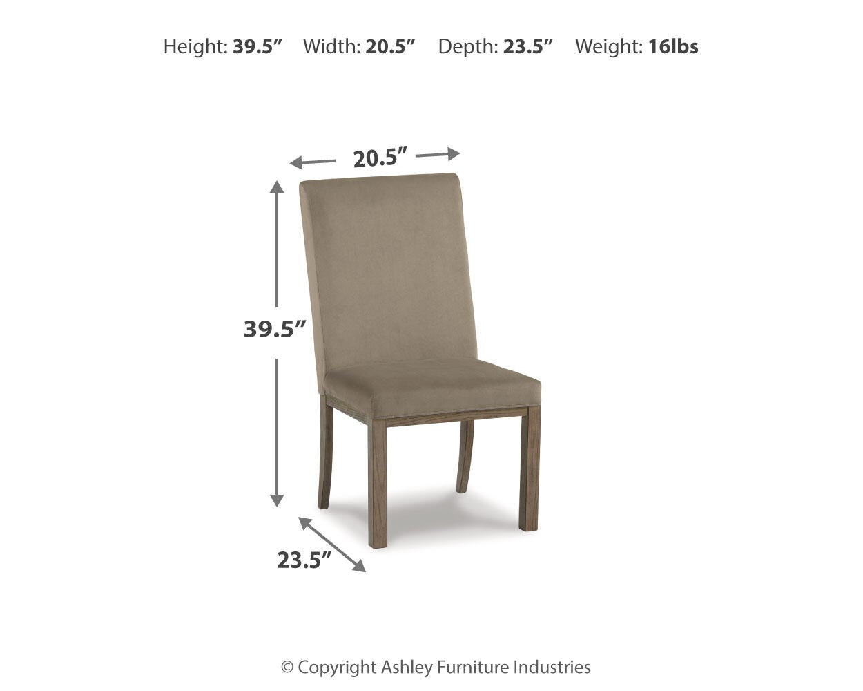 Silla auxiliar UPH de comedor Chrestner (2 unidades)