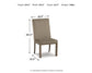 Silla auxiliar UPH de comedor Chrestner (2 unidades)