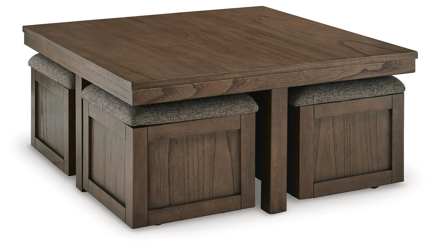 Mesa de cóctel Boardernest con 4 taburetes (5 unidades)