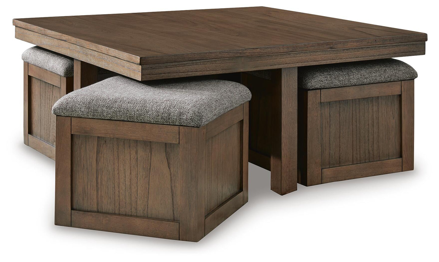 Mesa de cóctel Boardernest con 4 taburetes (5 unidades)