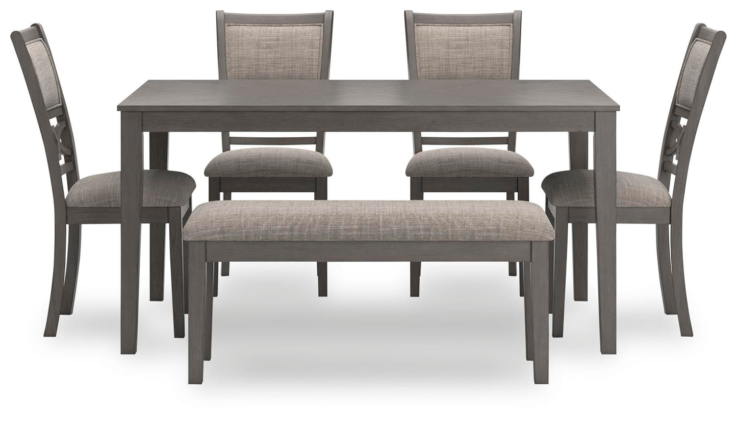 Juego de mesa de comedor Wrenning (6 piezas)