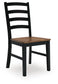 Silla auxiliar de comedor Wildenauer (2 piezas)