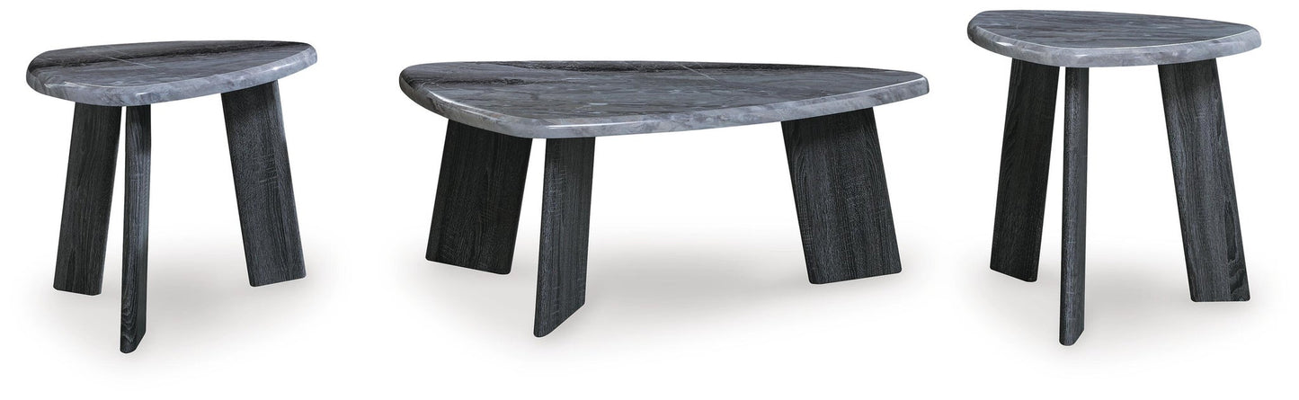 Juego de mesa auxiliar Bluebond (3 piezas)