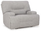 Sillón reclinable eléctrico con asiento ancho Acklen Place