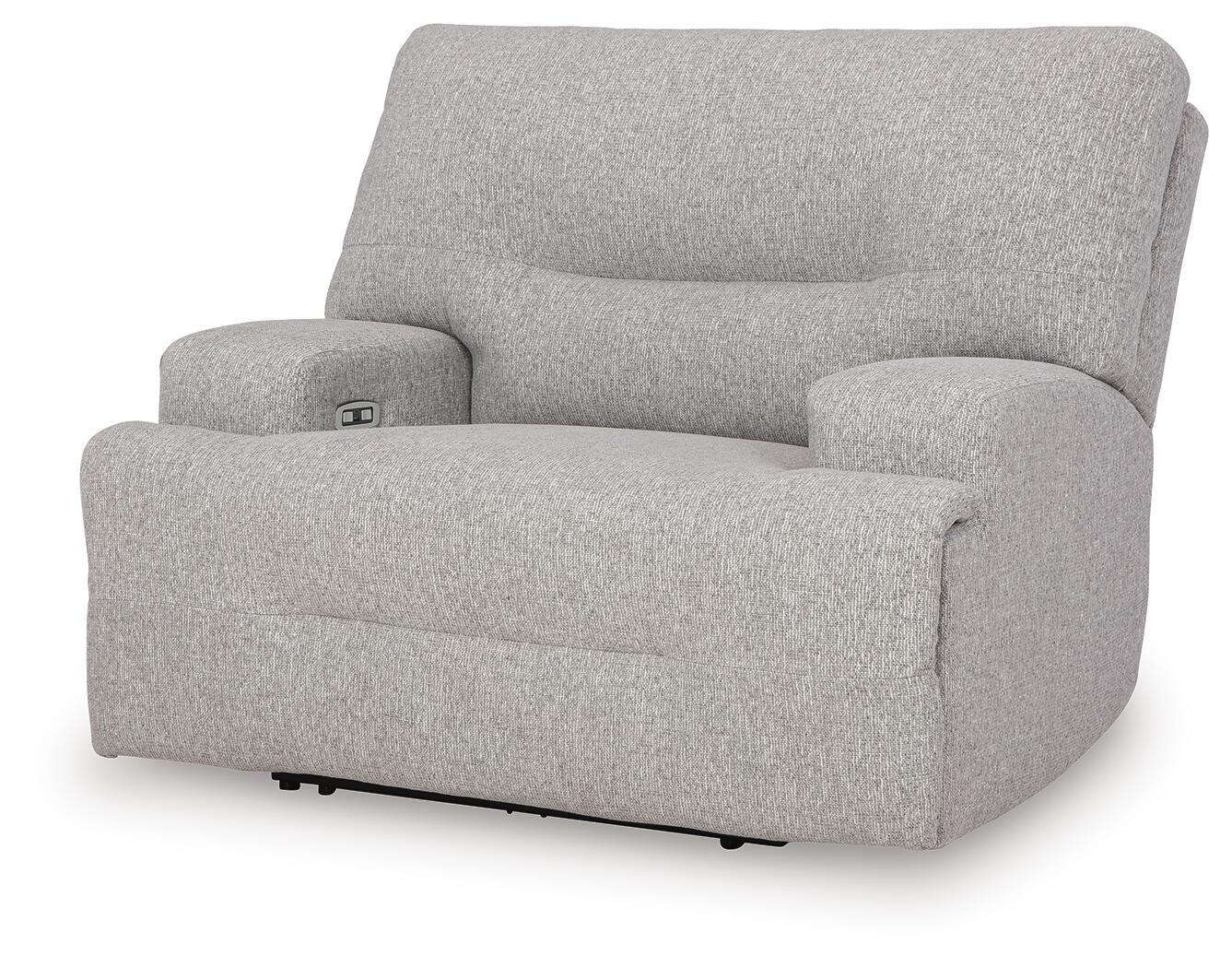 Sillón reclinable eléctrico con asiento ancho Acklen Place