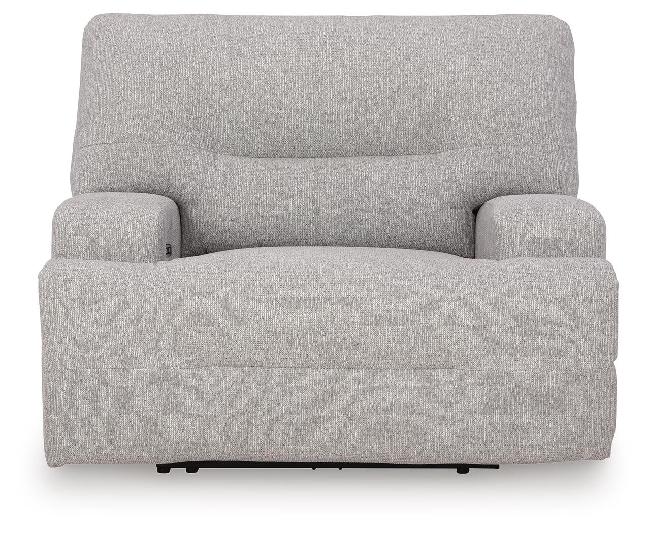 Sillón reclinable eléctrico con asiento ancho Acklen Place