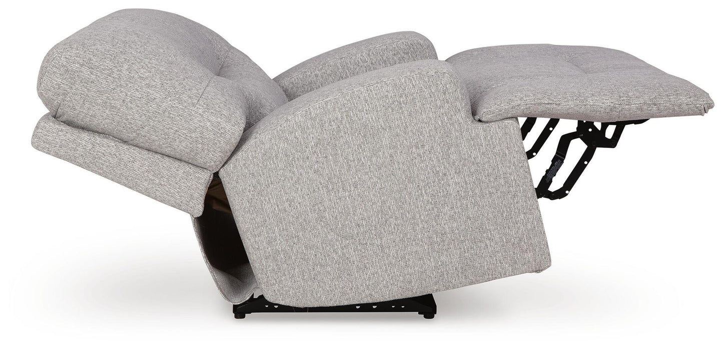 Sillón reclinable eléctrico con asiento ancho Acklen Place