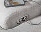 Sillón reclinable eléctrico con asiento ancho Acklen Place