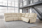Seccional reclinable eléctrico de 5 piezas Double Deal