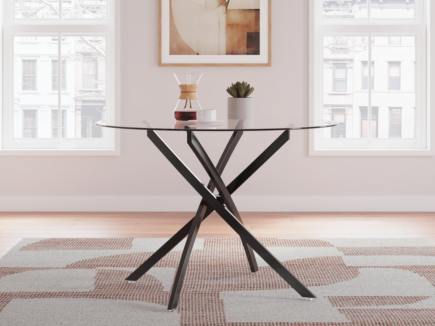 Mesa de comedor redonda Pharwynn