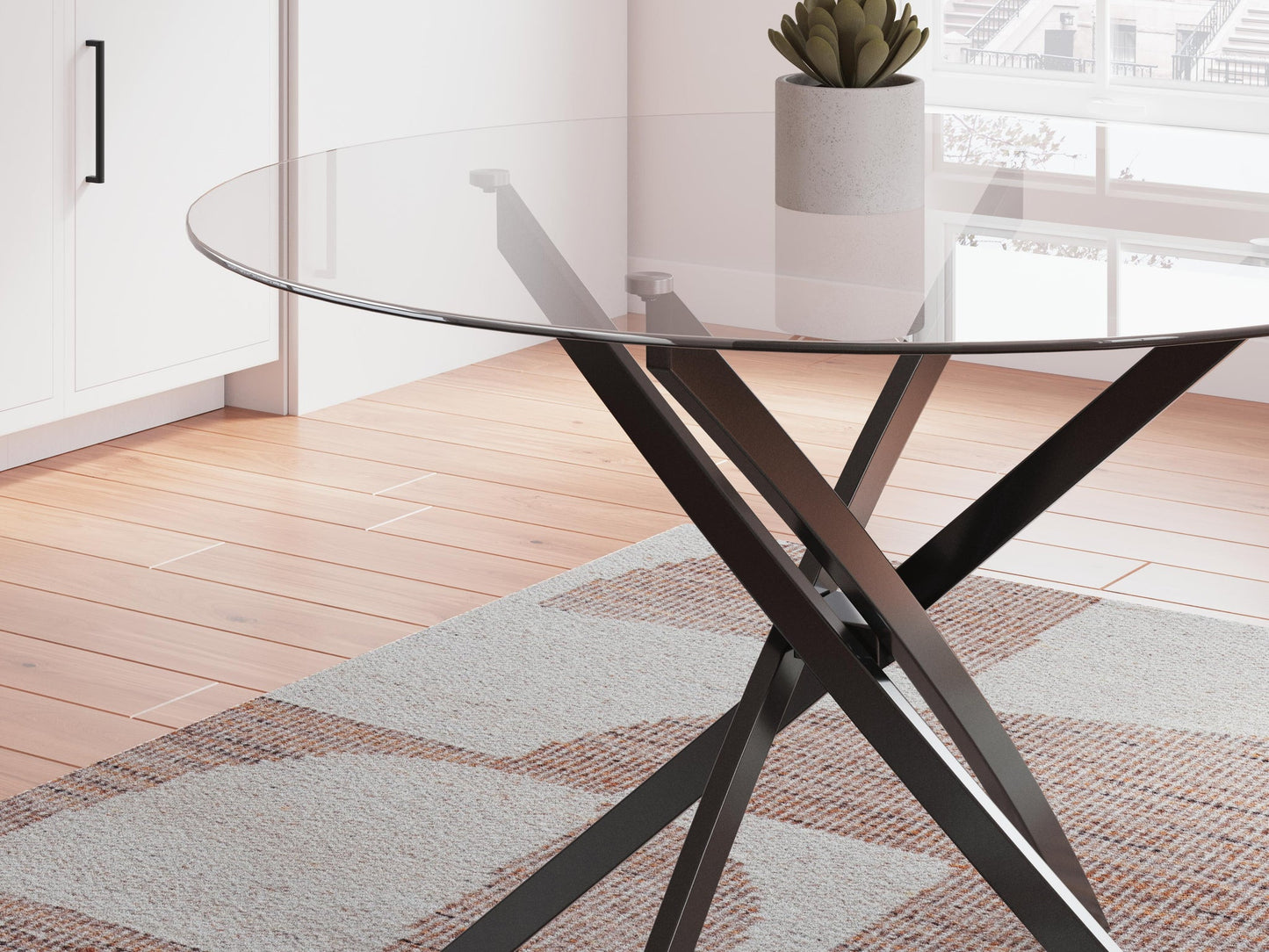 Mesa de comedor redonda Pharwynn