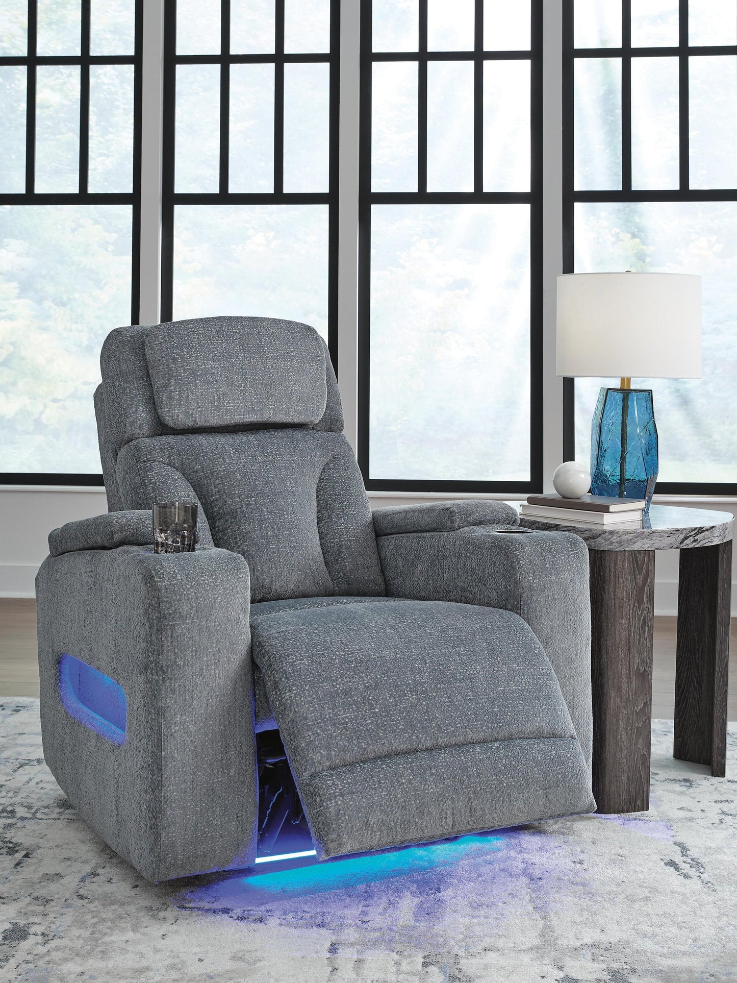 Sillón reclinable PWR Studio Cave/reposacabezas ajustable