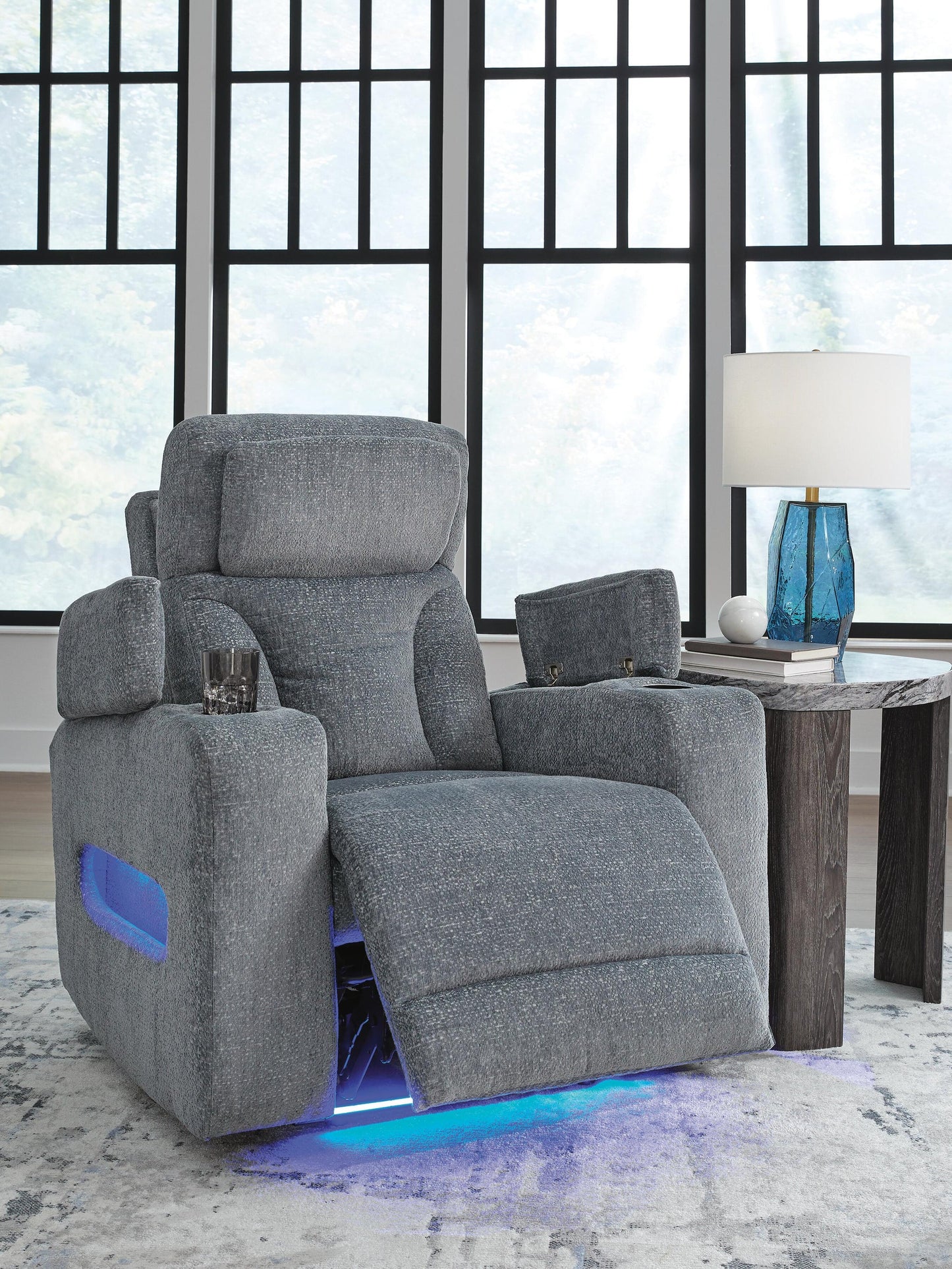 Sillón reclinable PWR Studio Cave/reposacabezas ajustable