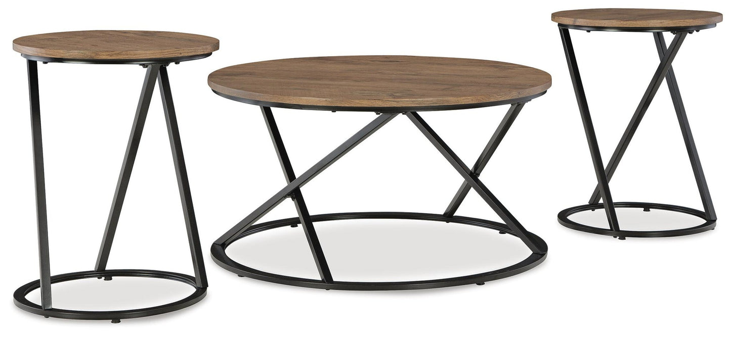 Juego de mesa auxiliar Cassbryn (3 piezas)