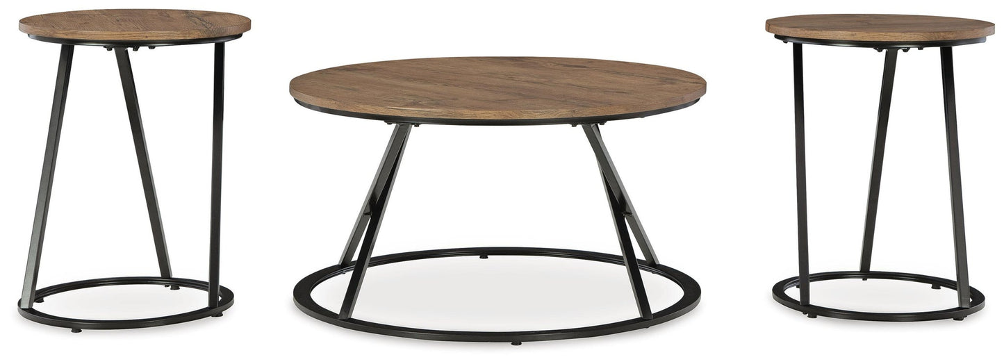 Juego de mesa auxiliar Cassbryn (3 piezas)