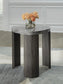 Mesa auxiliar triangular Surmour