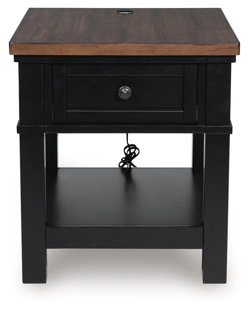 Mesa auxiliar rectangular Wildenauer