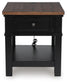 Mesa auxiliar rectangular Wildenauer