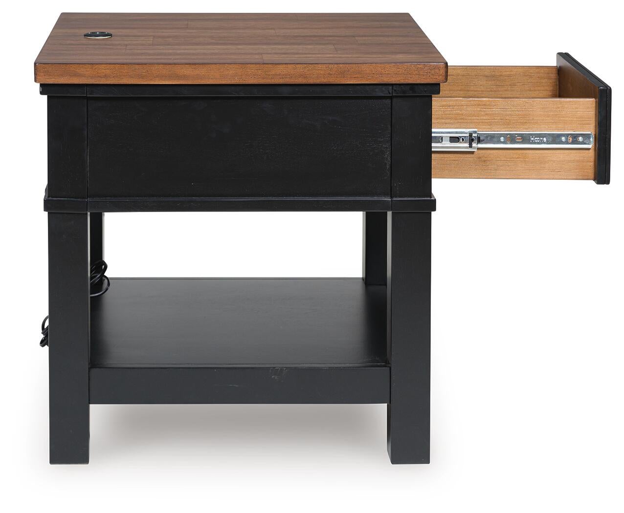 Mesa auxiliar rectangular Wildenauer