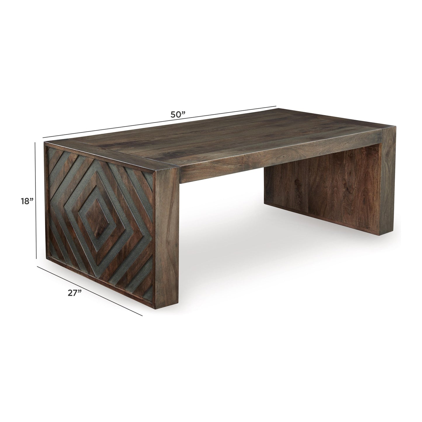 Mesa de cóctel rectangular Dreggan